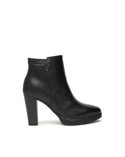 Nero Giardini tronchetti donna in pelle nero I513810D100