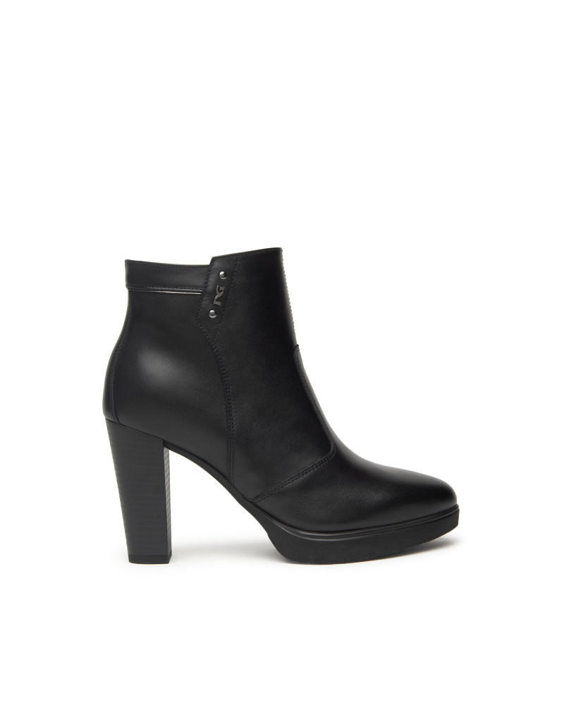 Nero Giardini tronchetti donna in pelle nero I513810D100