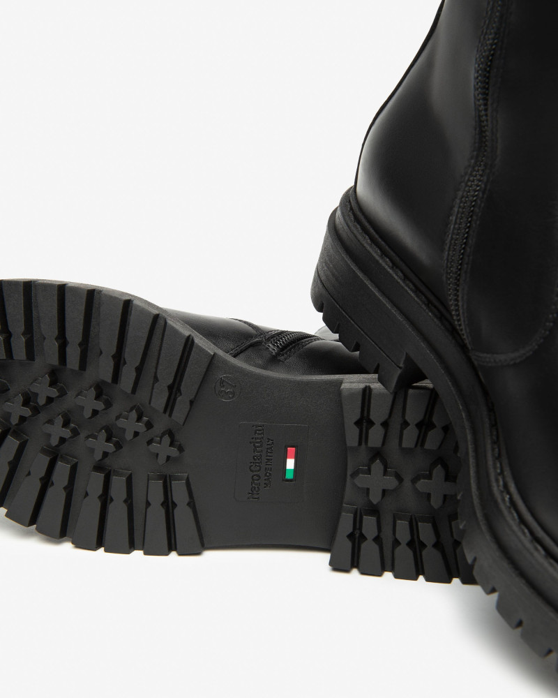 Nero Giardini stivaletti donna in pelle nero I514830D100