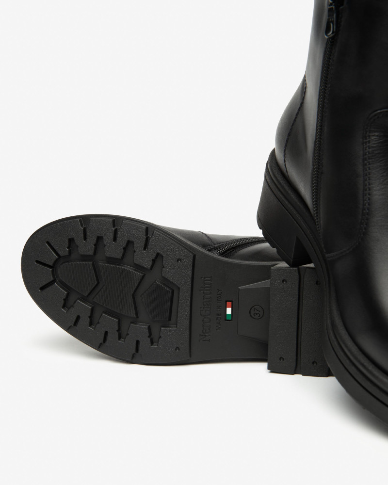 Nero Giardini stivaletti donna in pelle nero I514860D100