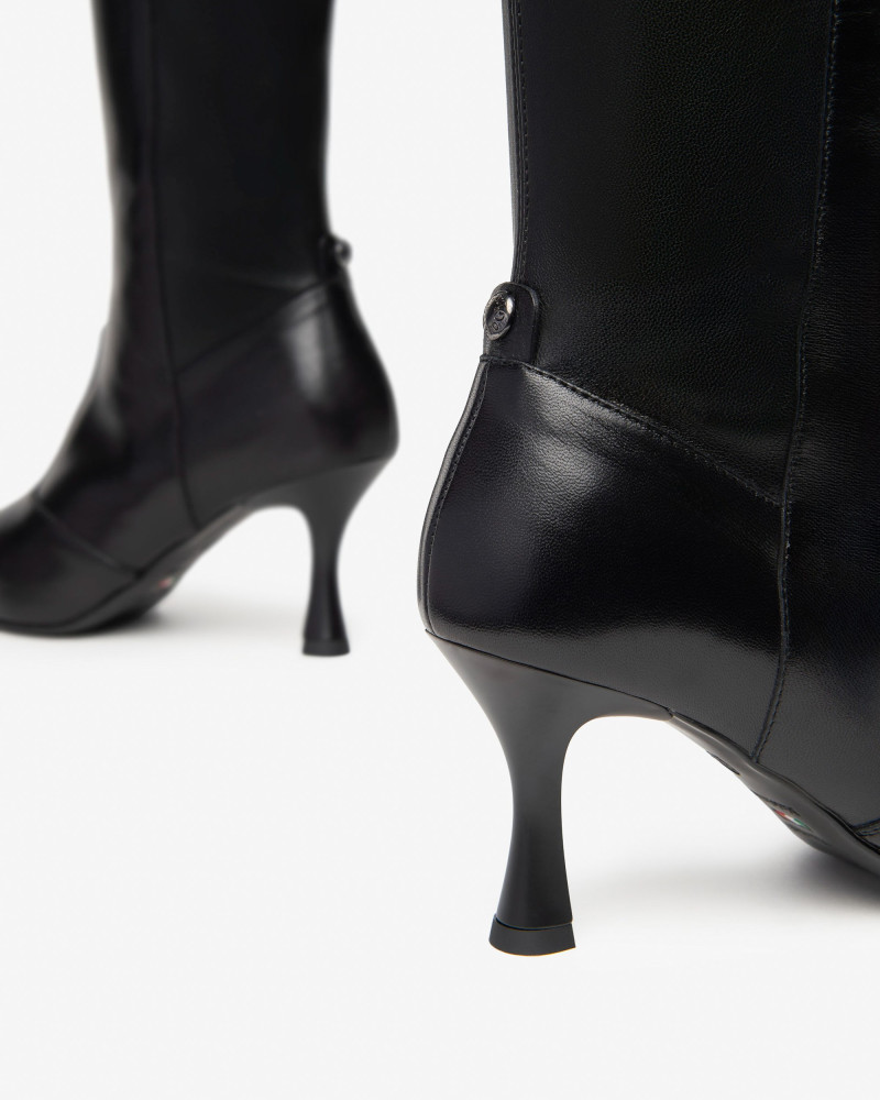 Nero Giardini stivali elengate donna in pelle nero I410835DE100