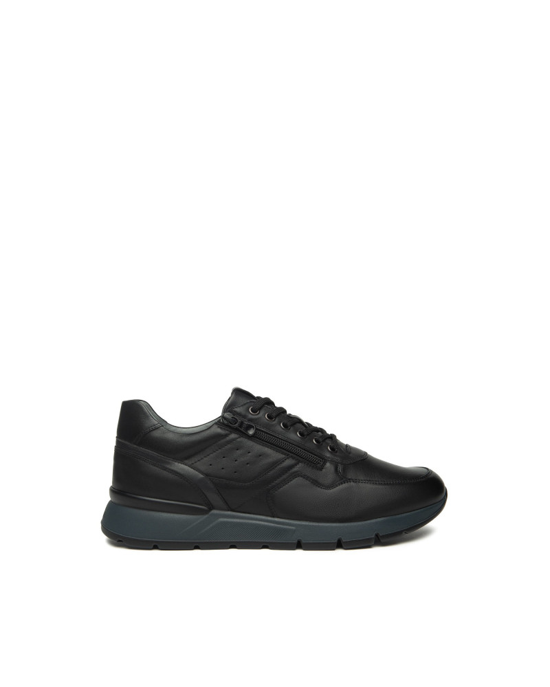 Nero Giardini sneakers uomo in pelle nero I500870U100