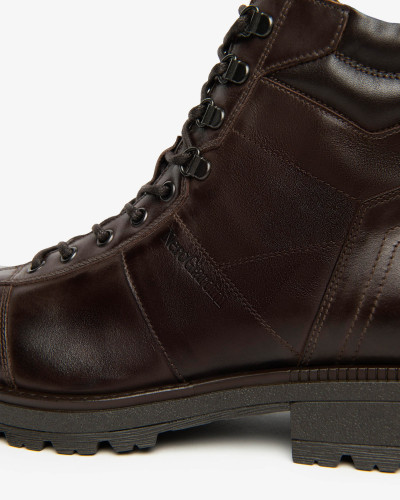 Nero Giardini anfibi uomo in pelle col. caffe' I501011U301