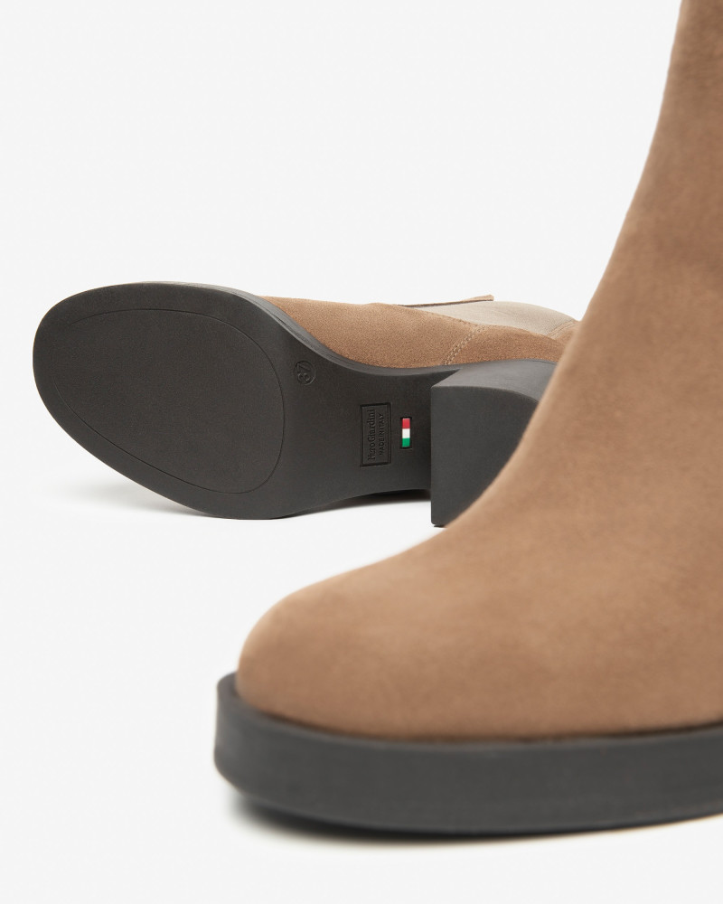 Nero Giardini stivaletti chelsea donna in camoscio mou I513890D442