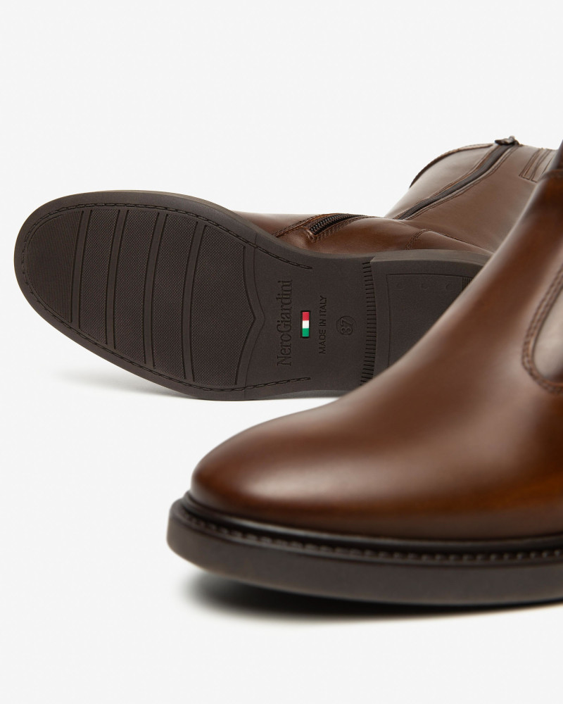 Nero Giardini stivali donna in pelle beige I514714D412