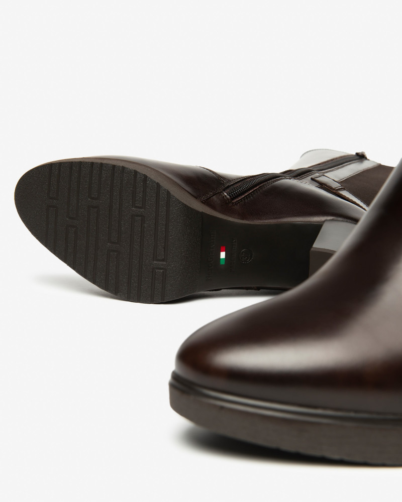 Nero Giardini stivali donna in pelle t.moro I514601D300