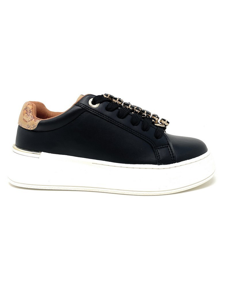 Alviero Martini sneakers black geo con accessorio gioiello N 2270 0289