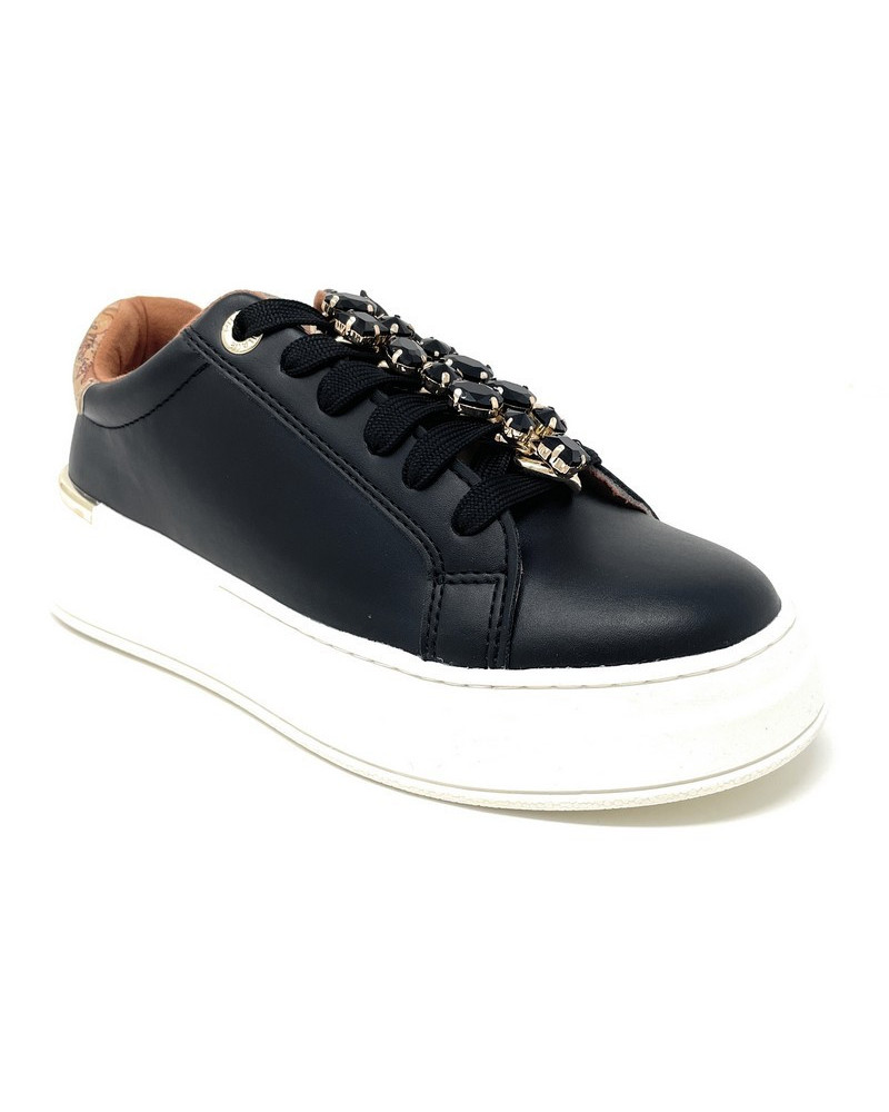 Alviero Martini sneakers black geo con accessorio gioiello N 2270 0289