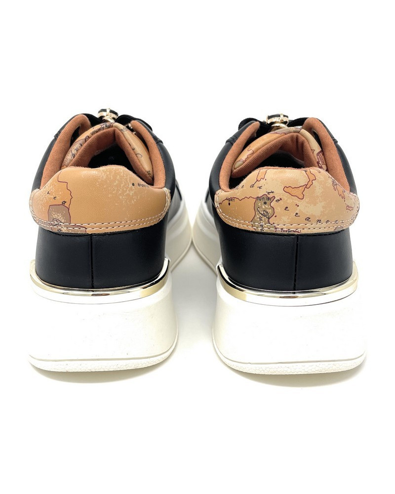 Alviero Martini sneakers black geo con accessorio gioiello N 2270 0289