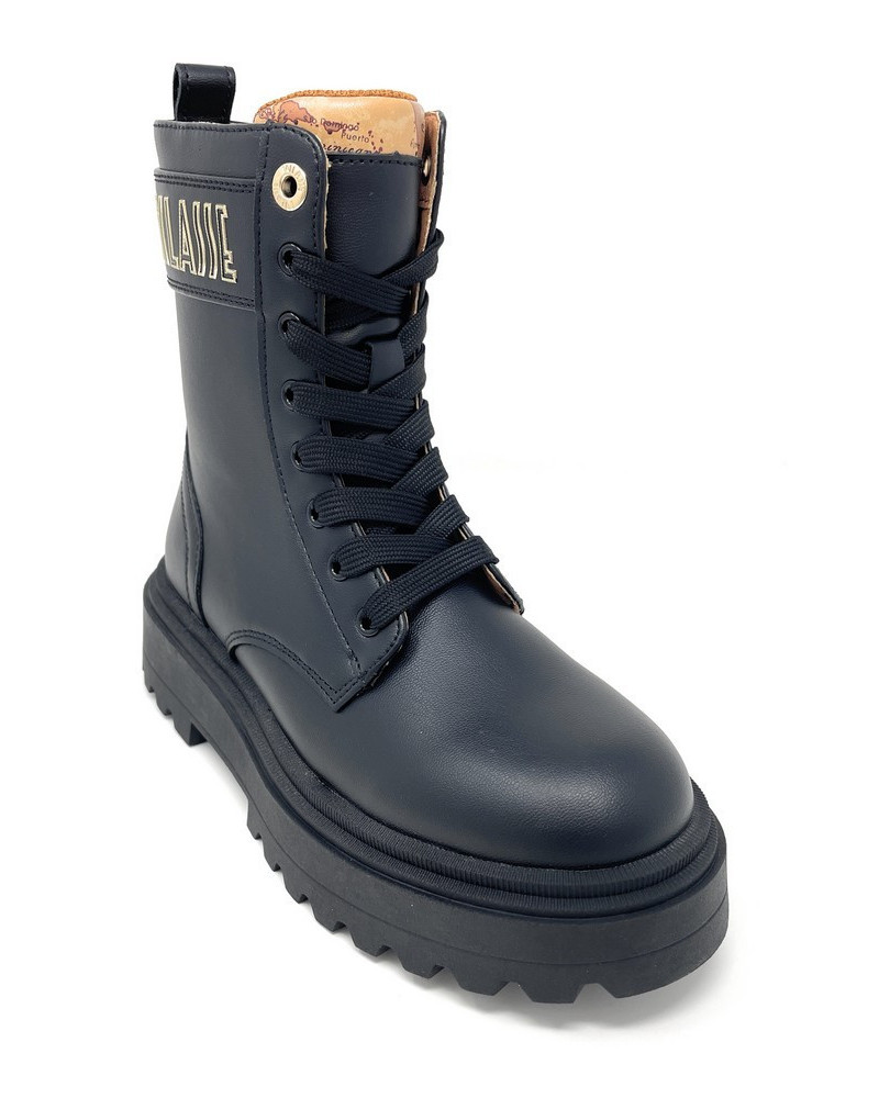 Alviero Martini anfibi nero con logo 1Classe N 2316 1453