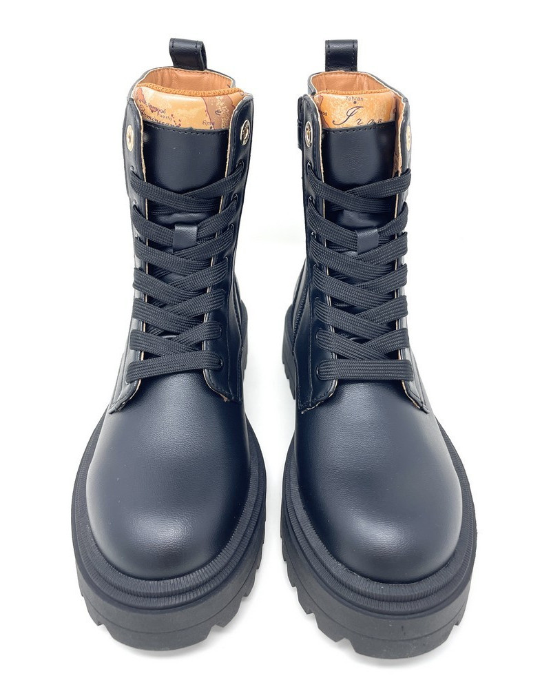 Alviero Martini anfibi nero con logo 1Classe N 2316 1453