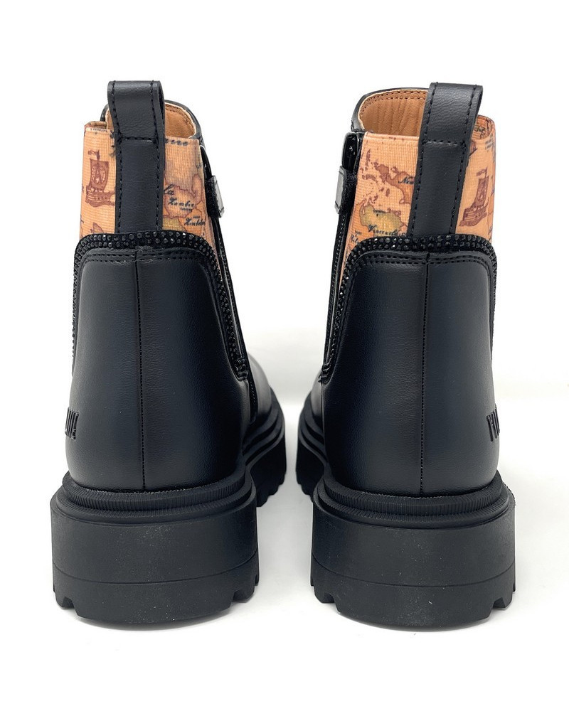 Alviero Martini tronchetti nero con elastico geo N 2320 0289