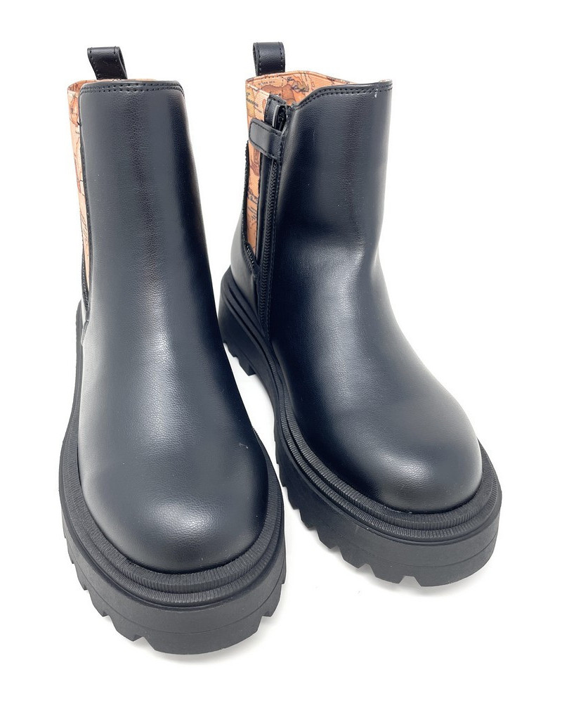 Alviero Martini tronchetti nero con elastico geo N 2320 0289