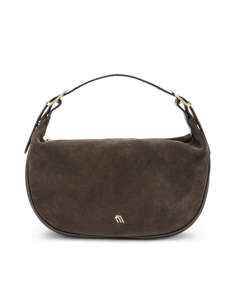 Frau Handbag in morbido suede t.moro B830