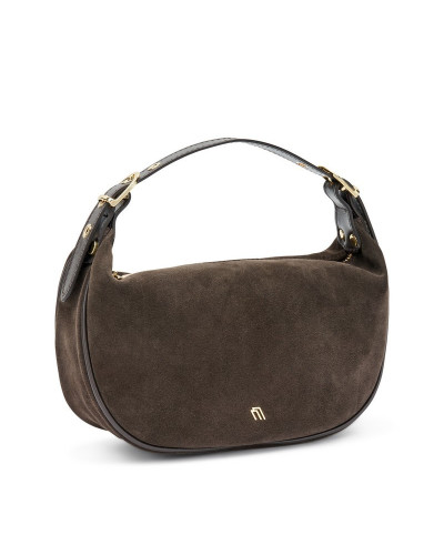 Frau Handbag in morbido suede t.moro B830