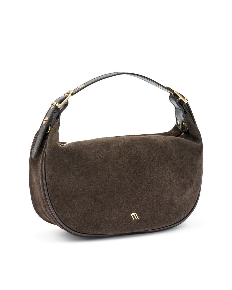 Frau Handbag in morbido suede t.moro B830