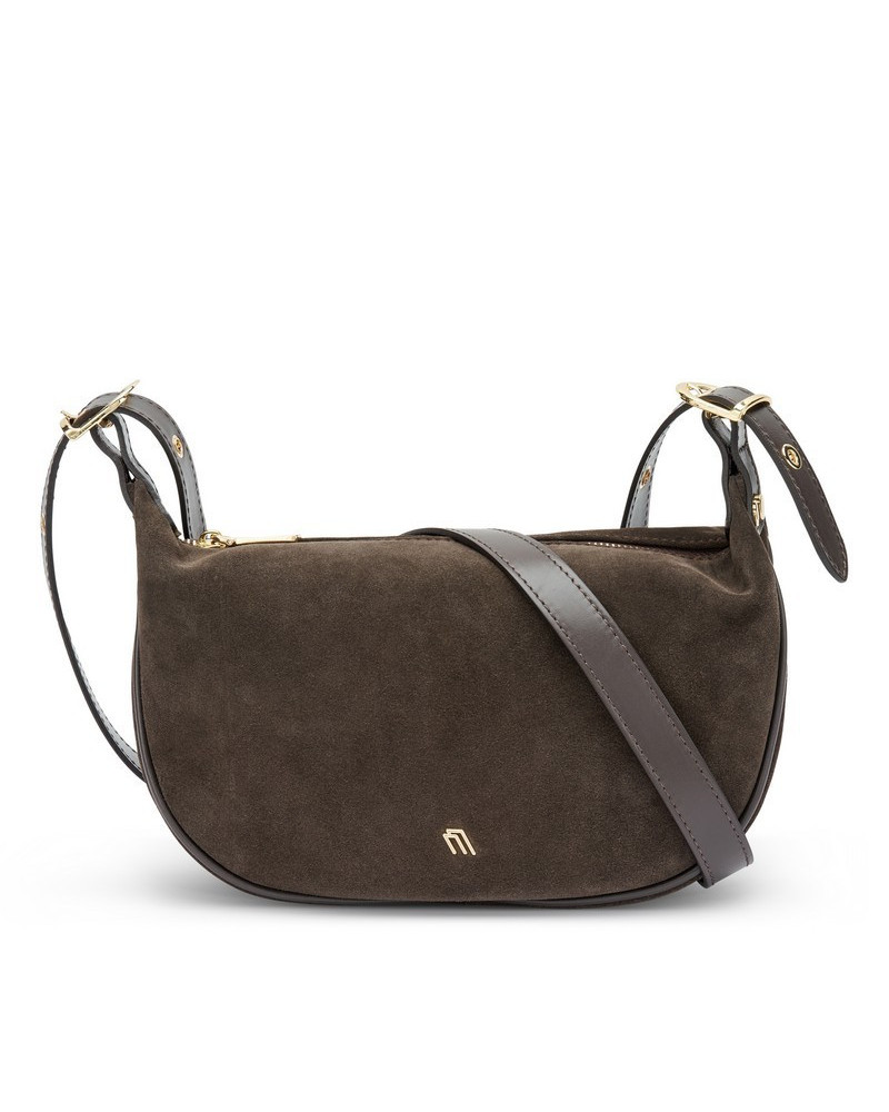 Frau Handbag in morbido suede t.moro B830