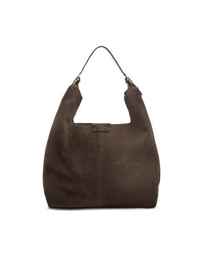 Frau Shopper in morbido suede t.moro B831