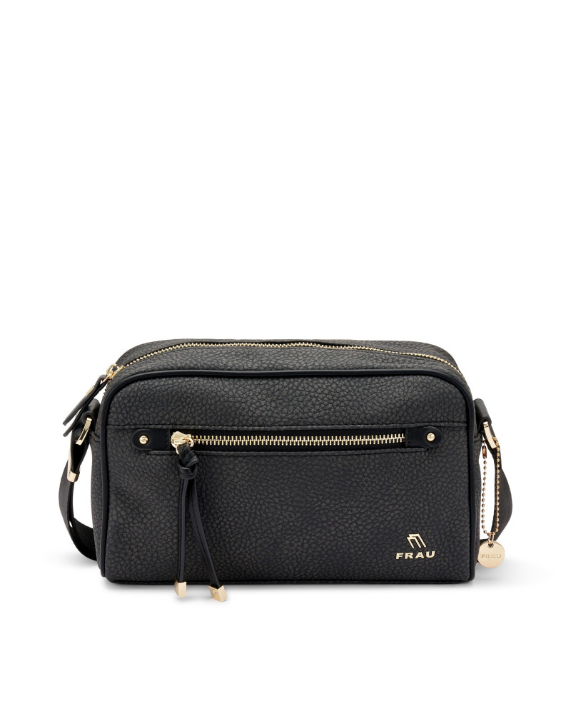 Frau borsa in materiale tecnico nero B854