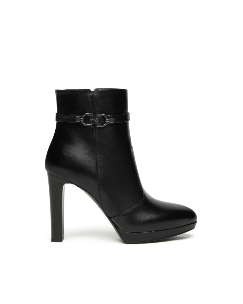 Nero Giardini tronchetti donna in pelle nero I514520DE100