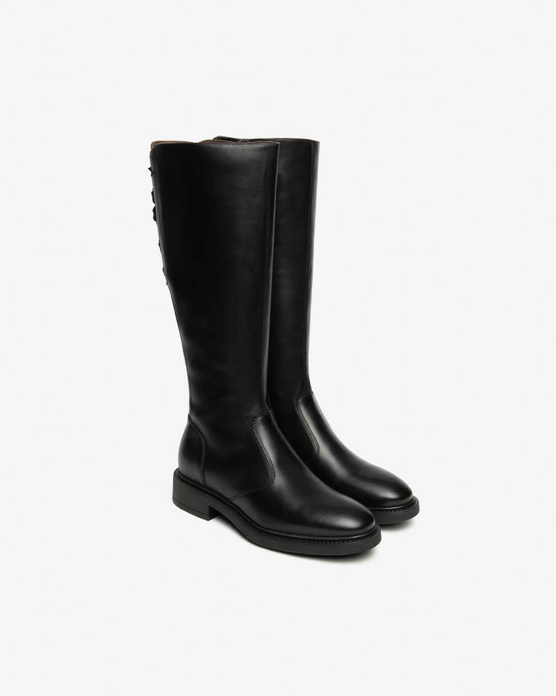 Nero Giardini stivali donna in pelle nero I514710D100