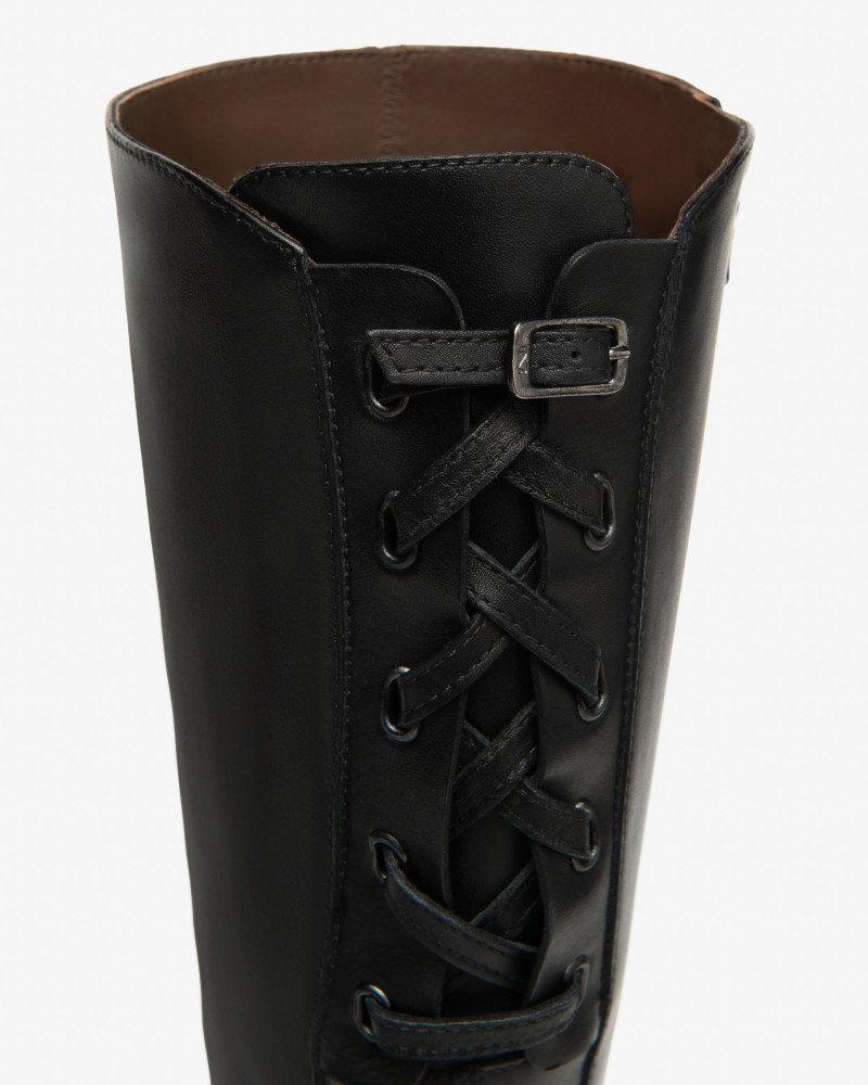 Nero Giardini stivali donna in pelle nero I514710D100