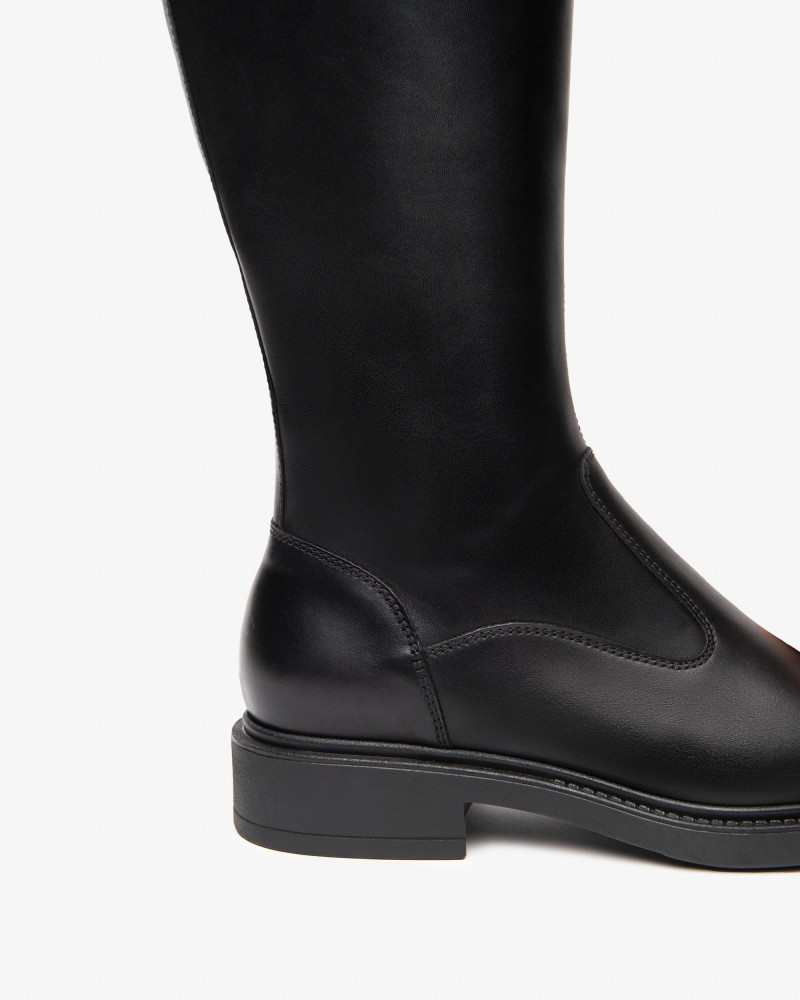 Nero Giardini stivali donna in pelle nero I514713D100