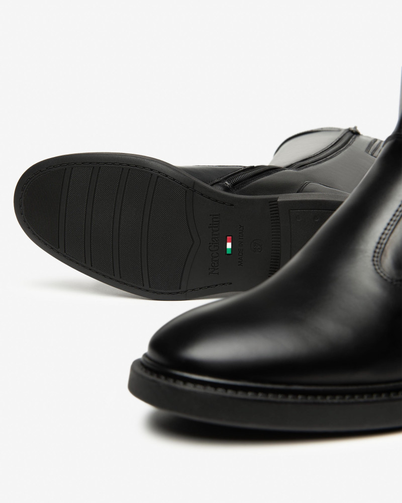 Nero Giardini stivali donna in pelle nero I514713D100