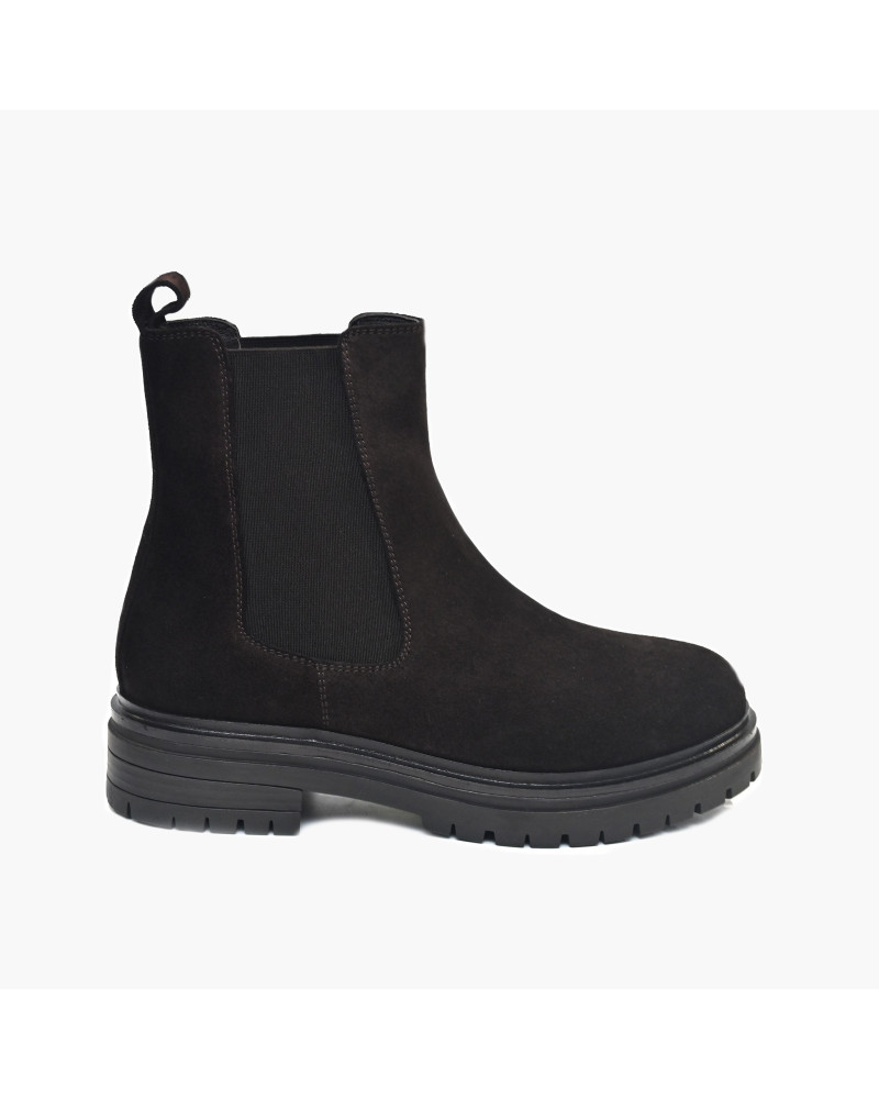 Emanuelle Vee beatles donna Indira scamosciato dark brown 808-13