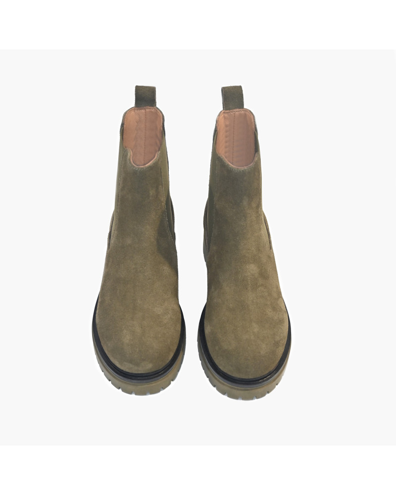 Emanuelle Vee beatles donna Indira scamosciato militare 808-13