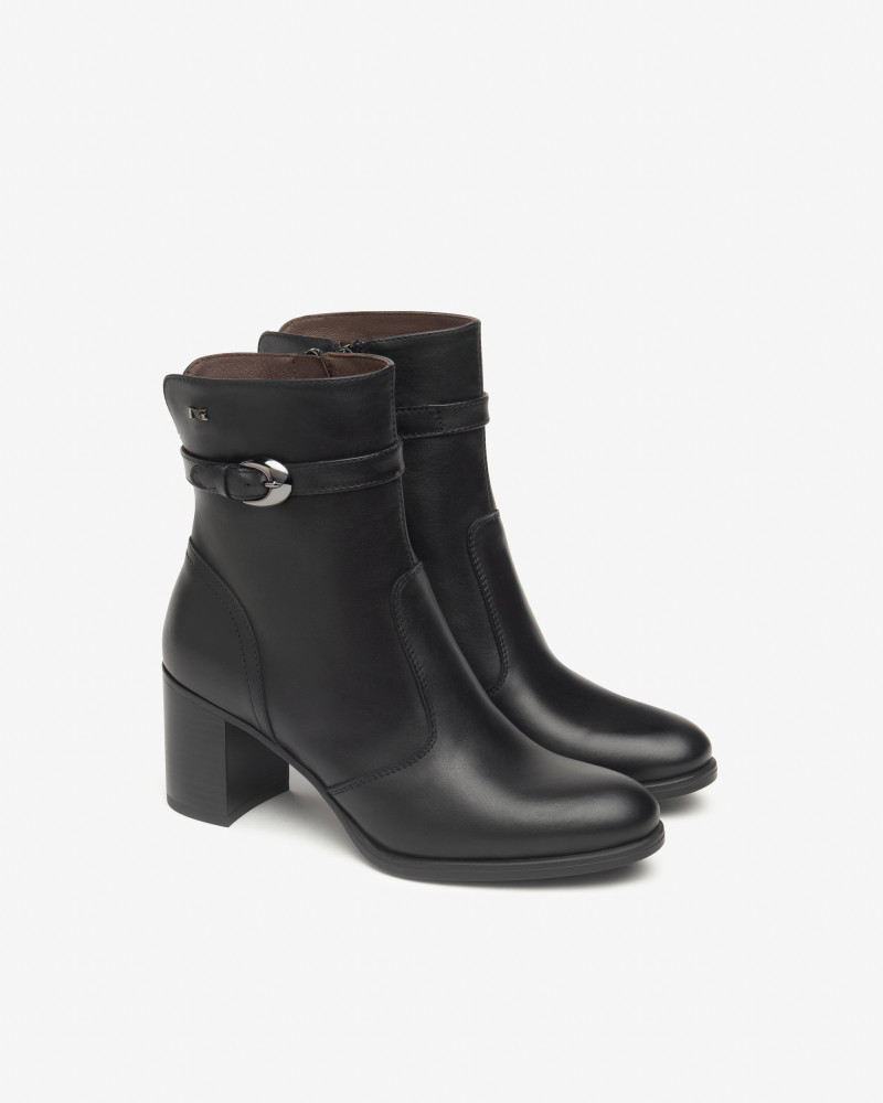 Nero Giardini tronchetti donna in pelle nero I513850D100