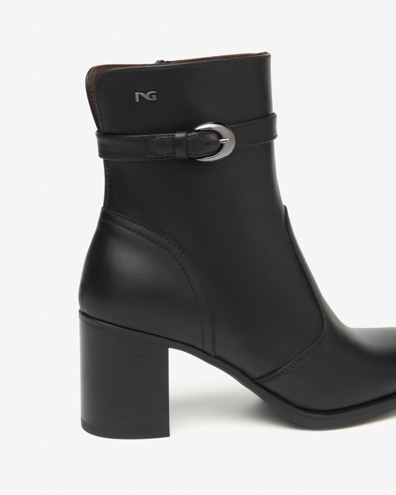 Nero Giardini tronchetti donna in pelle nero I513850D100