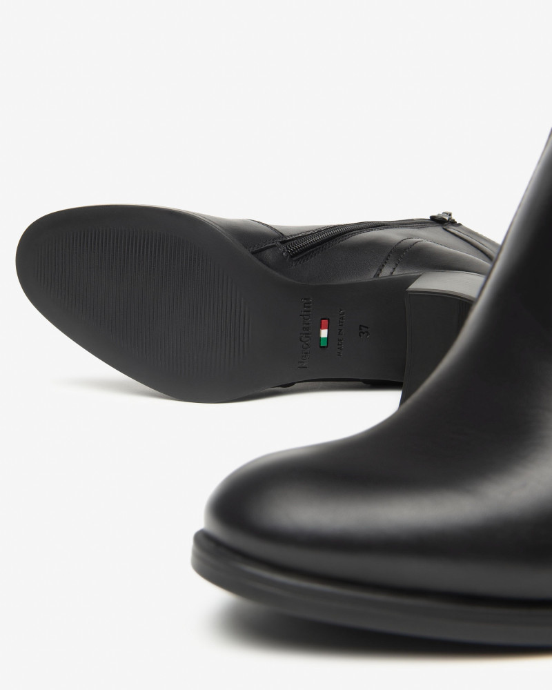 Nero Giardini tronchetti donna in pelle nero I513850D100