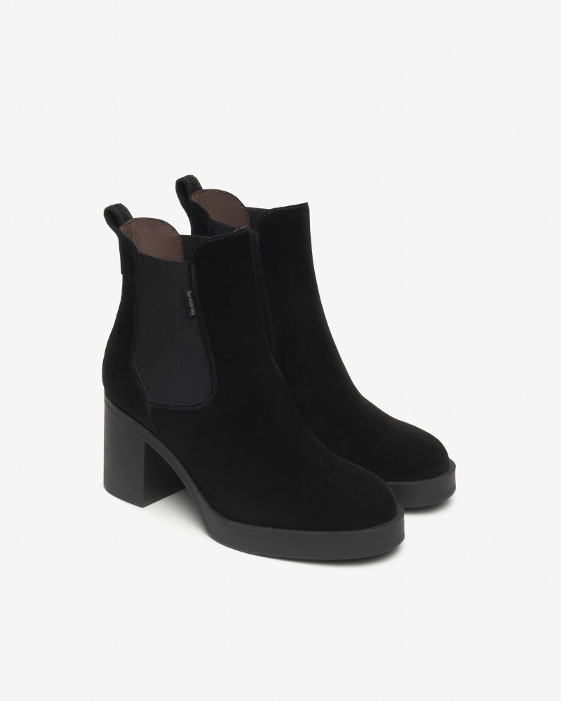 Nero Giardini stivaletti chelsea donna in suede nero I513890D100