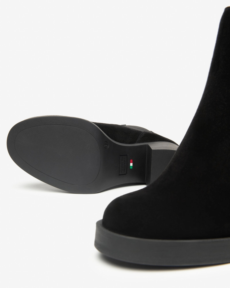 Nero Giardini stivaletti chelsea donna in suede nero I513890D100