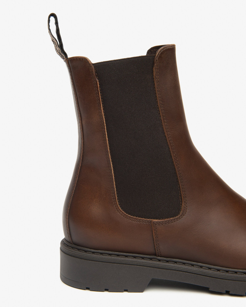 Nero Giardini stivaletti donna chelsea in pelle col. beige I513940D412