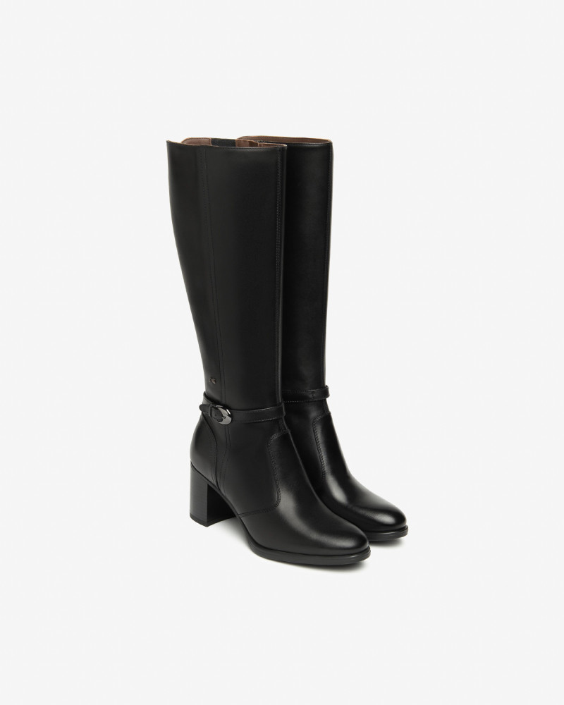 Nero Giardini stivali donna in pelle nero I514650D100