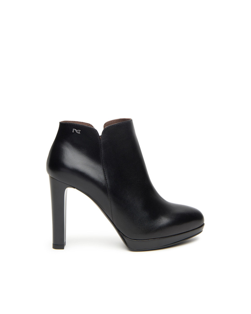 Nero Giardini tronchetti donna in pelle nero I410980D100