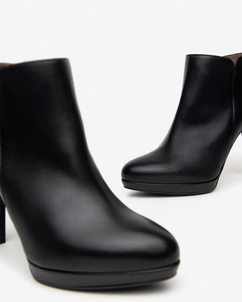 Nero Giardini tronchetti donna in pelle nero I410980D100