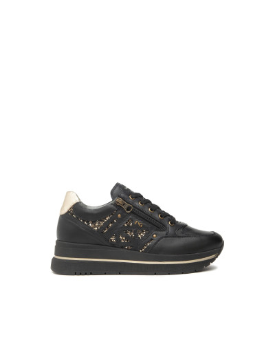 Nero Giardini sneakers donna in pelle nero I514100D100