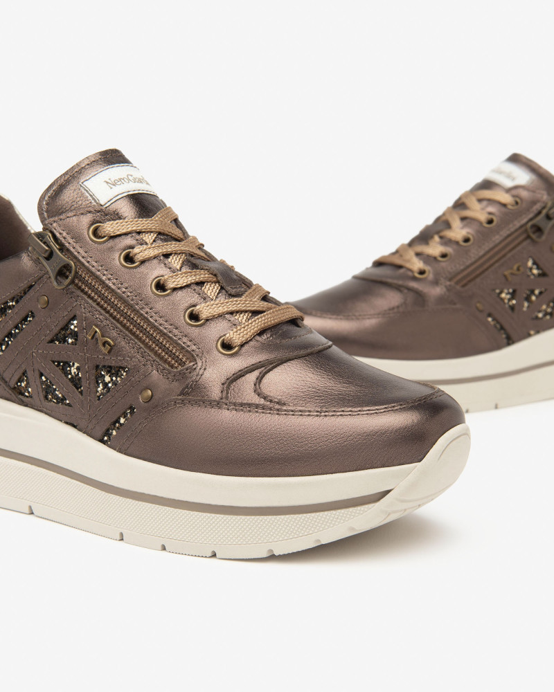 Nero Giardini sneakers donna in pelle t.moro I514101D300