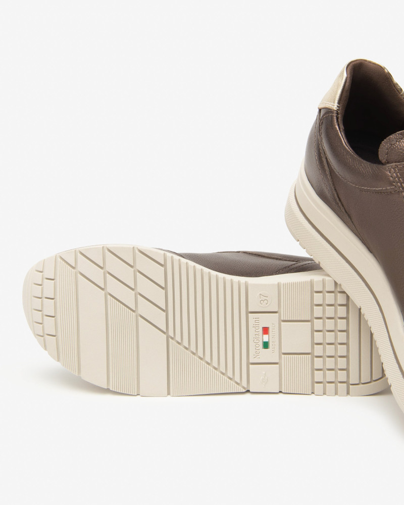 Nero Giardini sneakers donna in pelle t.moro I514101D300