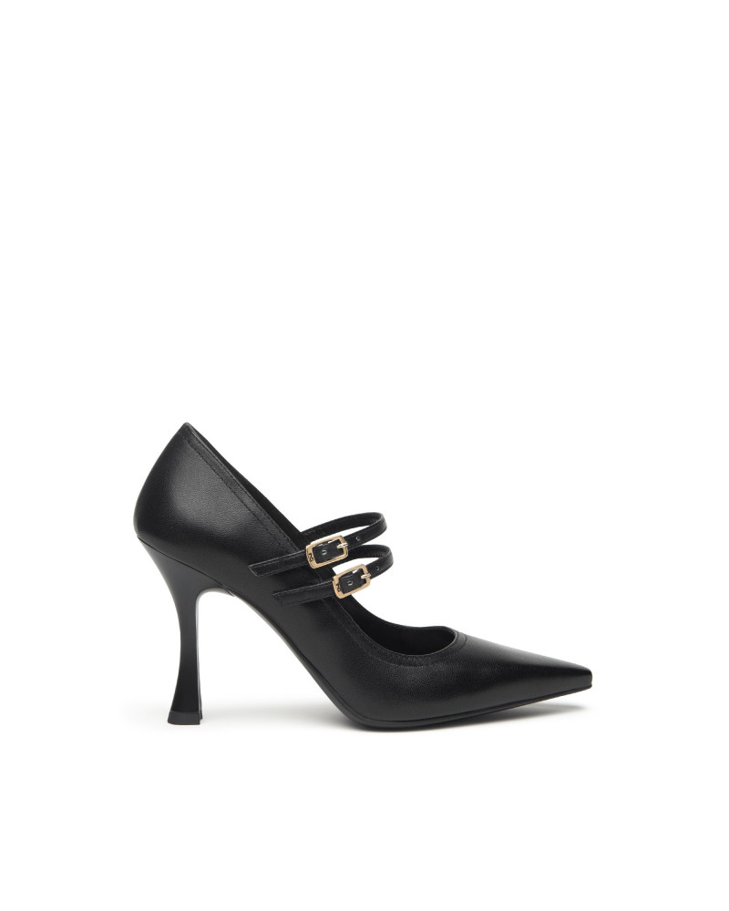 Nero Giardini décolleté in nappa nero I514490DE100