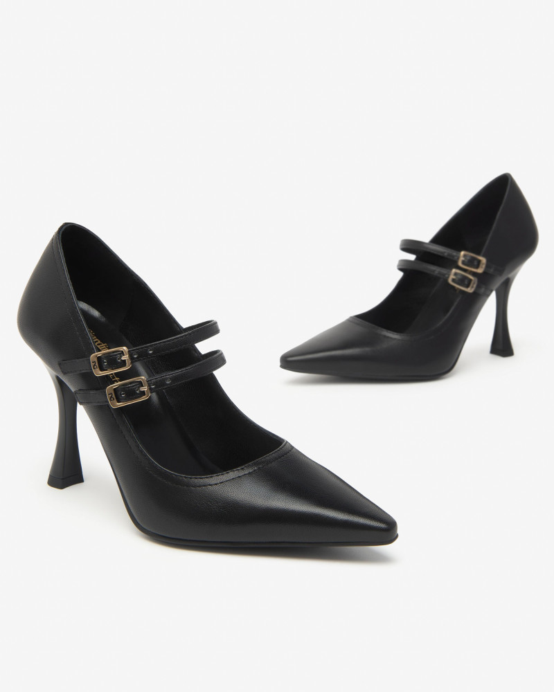 Nero Giardini décolleté in nappa nero I514490DE100