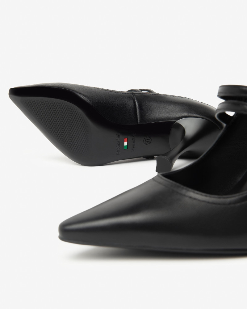 Nero Giardini décolleté in nappa nero I514490DE100