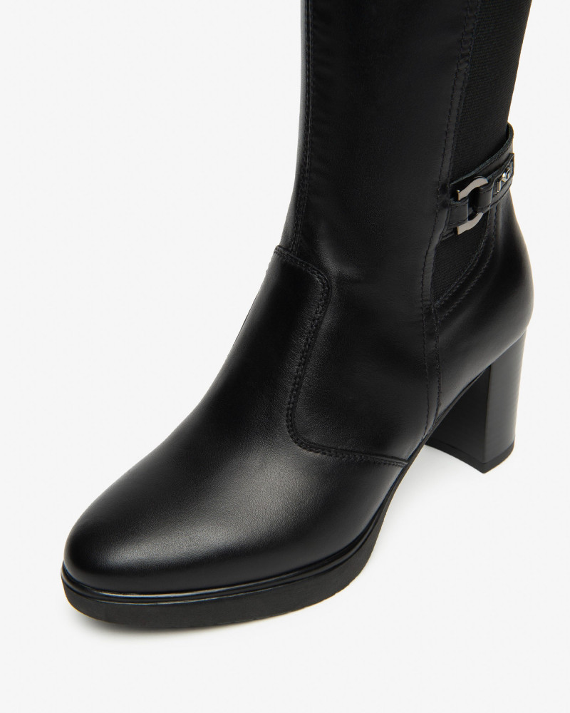 Nero Giardini stivali donna in pelle nero I514600D100