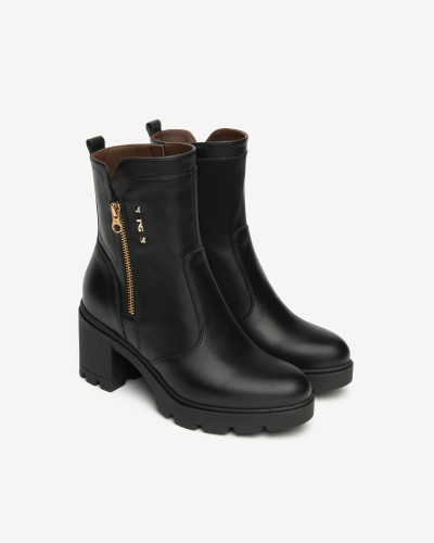 Nero Giardini stivaletti donna in pelle nero I514880D100