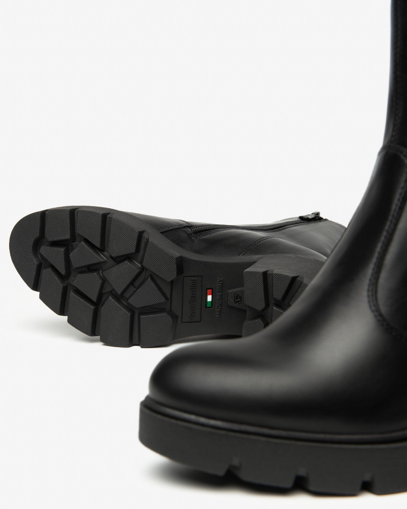 Nero Giardini stivaletti donna in pelle nero I514880D100