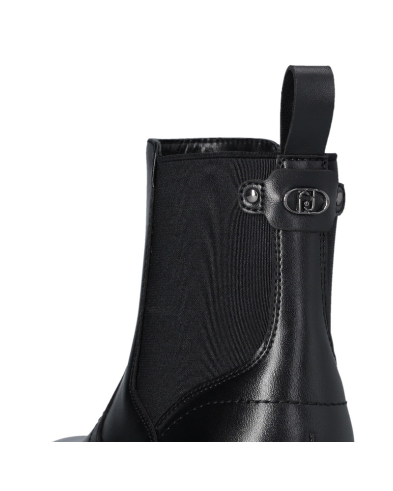 Liu Jo stiveletti beatles in pelle nero SF5093EX