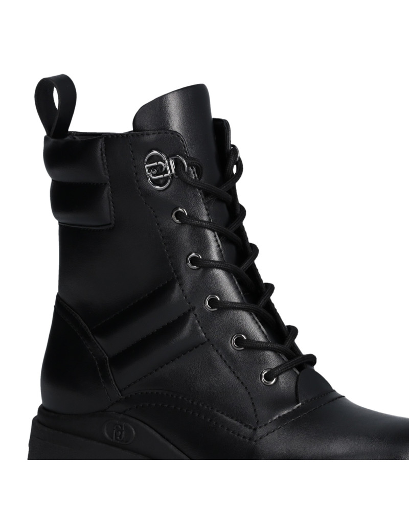 Liu Jo anfibi in pelle nero SF5095EX